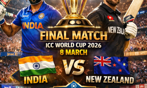 INDIA VS NEW ZEALAND 8 MARCH FINAL ICC WORLD CUP 2026