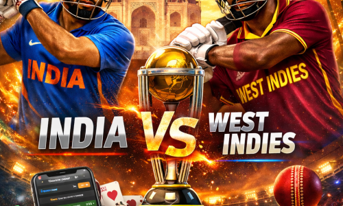 INDIA versus WEST INDIES  . ICC WORLD CUP